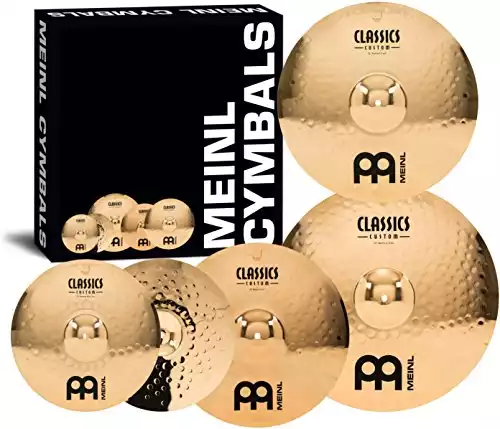 Meinl Cymbals CC-141620+18 Classics Custom Bonus Pack Cymbal Box Set with 18" Crash