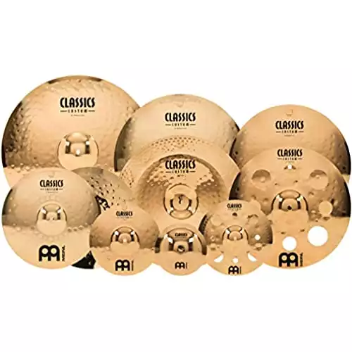 Meinl Cymbals CC4680-TRB Classics Custom Pack Triple Bonus Cymbal Box Set with FREE 8