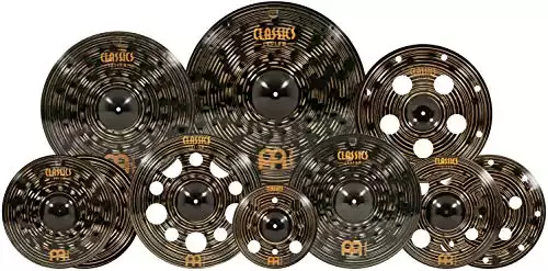 Meinl Cymbals Classics Custom Dark Ultimate Cymbal Set Box Pack — Made in Germany — for Rock, Metal and Fusion, 2-Year Warranty (CCD-ES2)